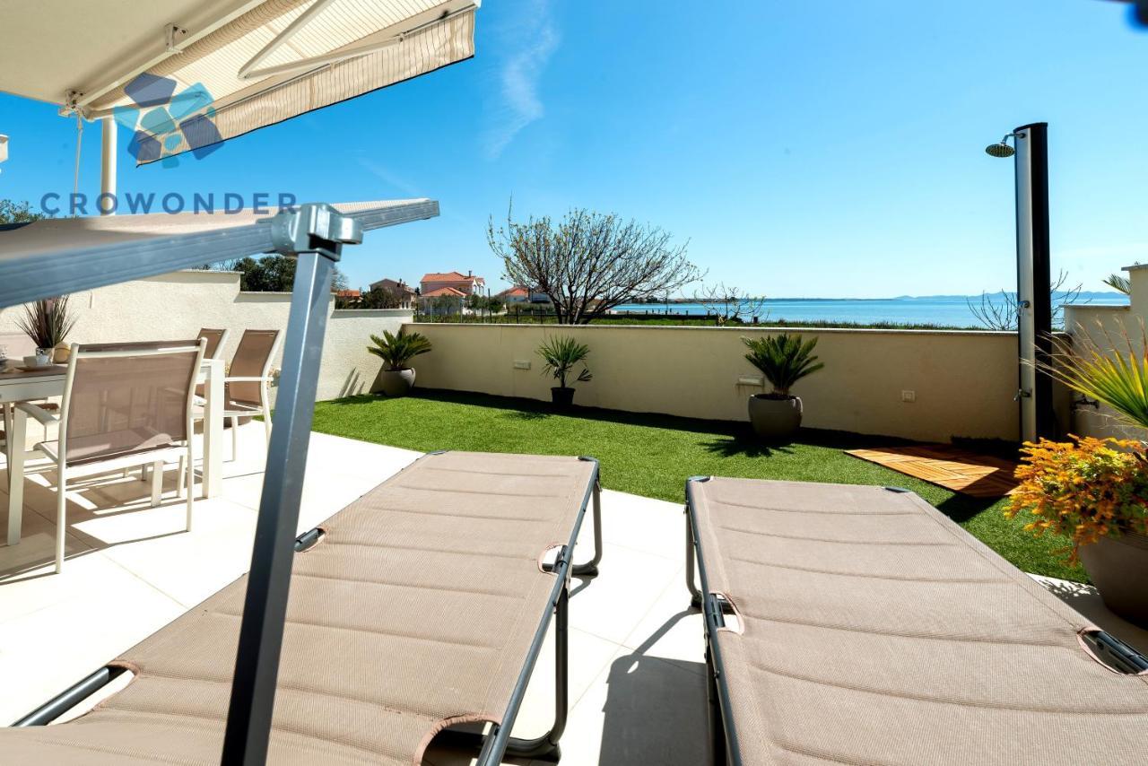 Beachfront Reiterer Villa V2 With Seaview 30 Meters From The Beach - Crowonder Luxury Rent Privlaka  Exterior photo